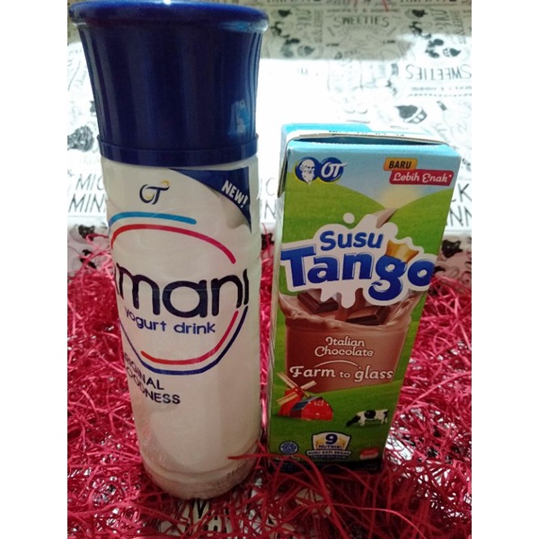 

Paketan Yogurt Amani 250ml dan Susu Tango 200ml