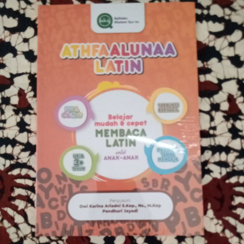 Buku Athfaaluna latin/cara cepat baca bahasa indonesia