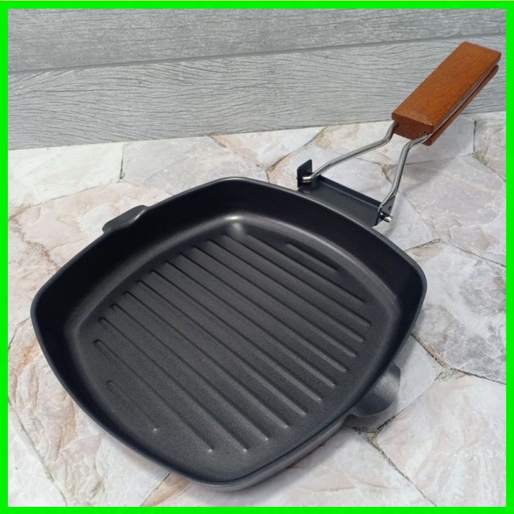 GIONEE SQUARE GRILL PAN 20,CM / PAN GRILL KOTAK