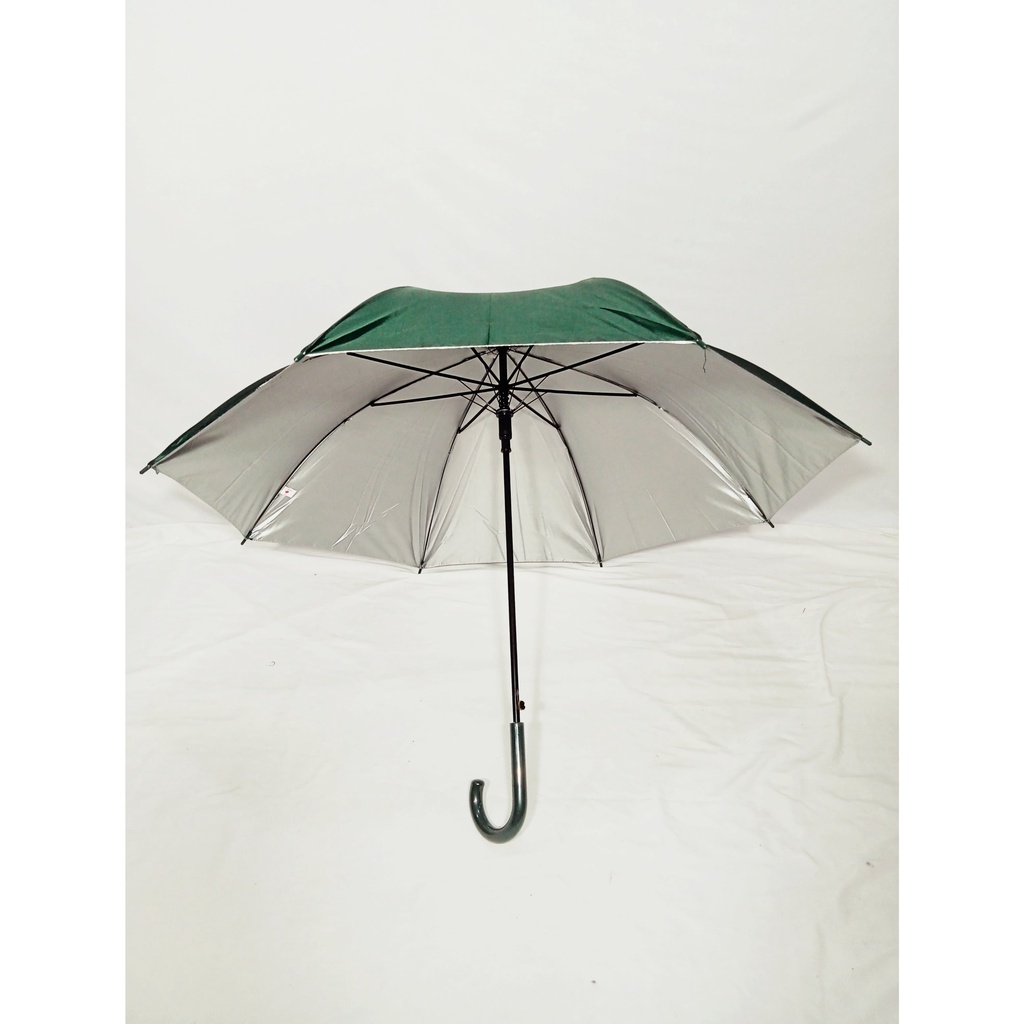 Payung Panjang Standar Otomatis Lapisan silver Promosi Colorful Dengan Sarung - 050