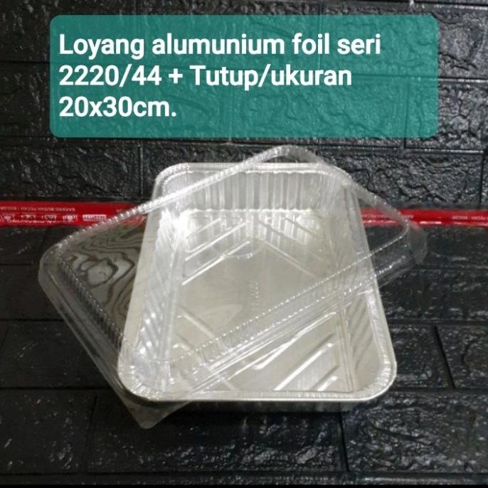 &<&<&<&] loyang alumunium foil 2220/44 | alumunium foil 20x30cm + tutup