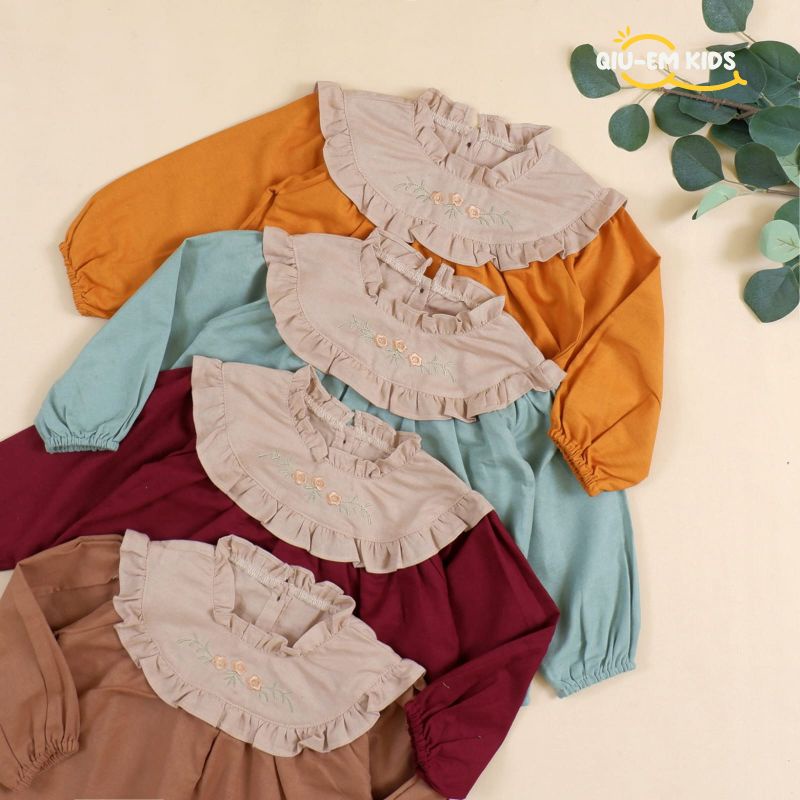 SETELAN RAMI ANAK PEREMPUAN/LINEN/SET ANAK KEKINIAN/SET COUPLE/SET COUPLE ANAK/BAJU ANAK PEREMPUAN