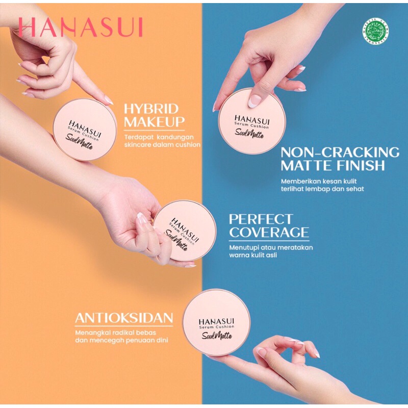 HANASUI SERUM CUSHION SOULMATTE / BB CREAM BPOM