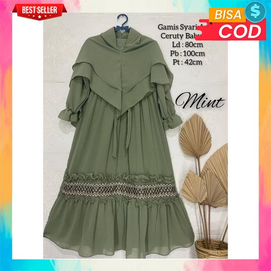 Gamis Anak Tanggung Model Kekinian Gamis Anak Perempuan Elegan Lucu Umur 1 2 3 4 5 6 7 8 9 10 11 12 