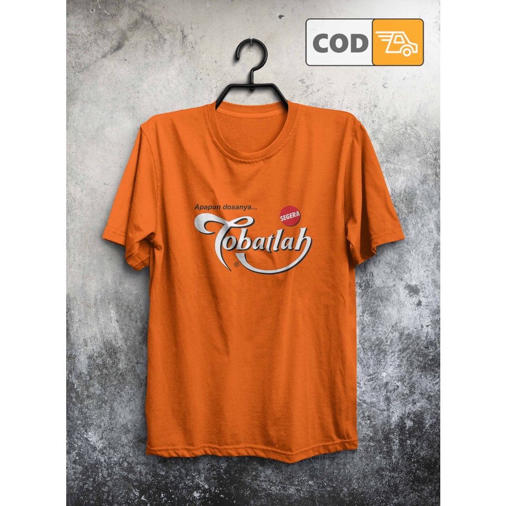 Kaos Lucu Cotton Combed 30s Tobatlah Kaos Plesetan Logo Kaos Distro