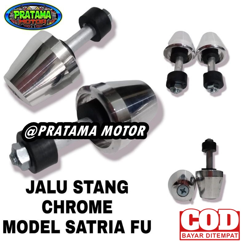 HOT SALE Jalu Stang Chrome Bandul Jalu Stang Chrome Harga Sepasang Universal Bisa Semua Motor