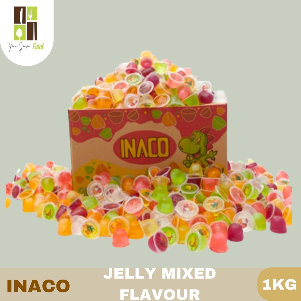 Inaco Jelly/Jeli Mixed Flavour 500g/ 1Kg [Re-pack]