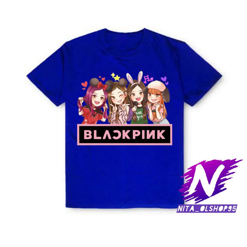 baju anak kaos anak blackpink