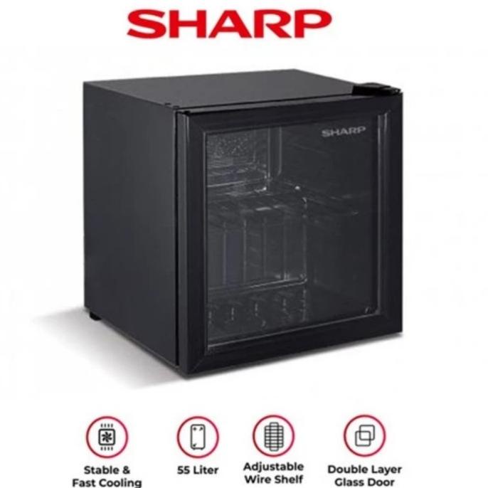 SHOWCASE PORTABLE SHARP SCH50XFS (55 LITER)
