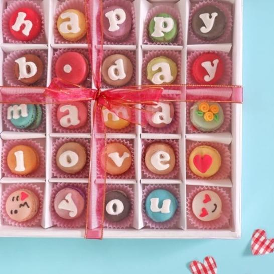 

➮ BABY MACARON GIFT 25PCS, HADIAH UNIK MACARON ☞