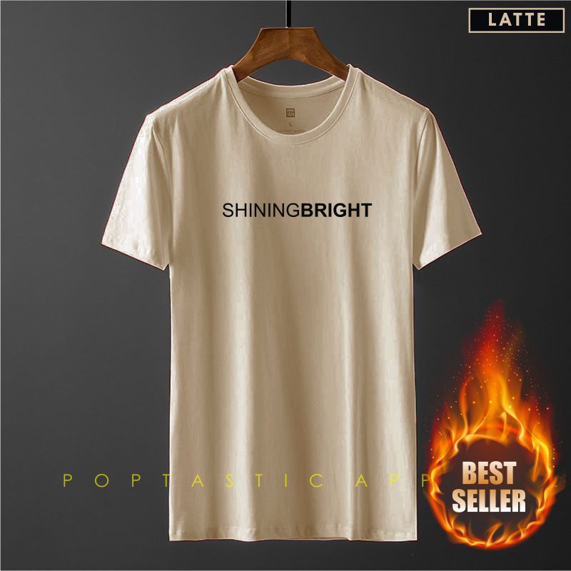 TSHIRT PRIA COMBED 30S/KAOS DISTRO COWOK SHINING BRIGHT