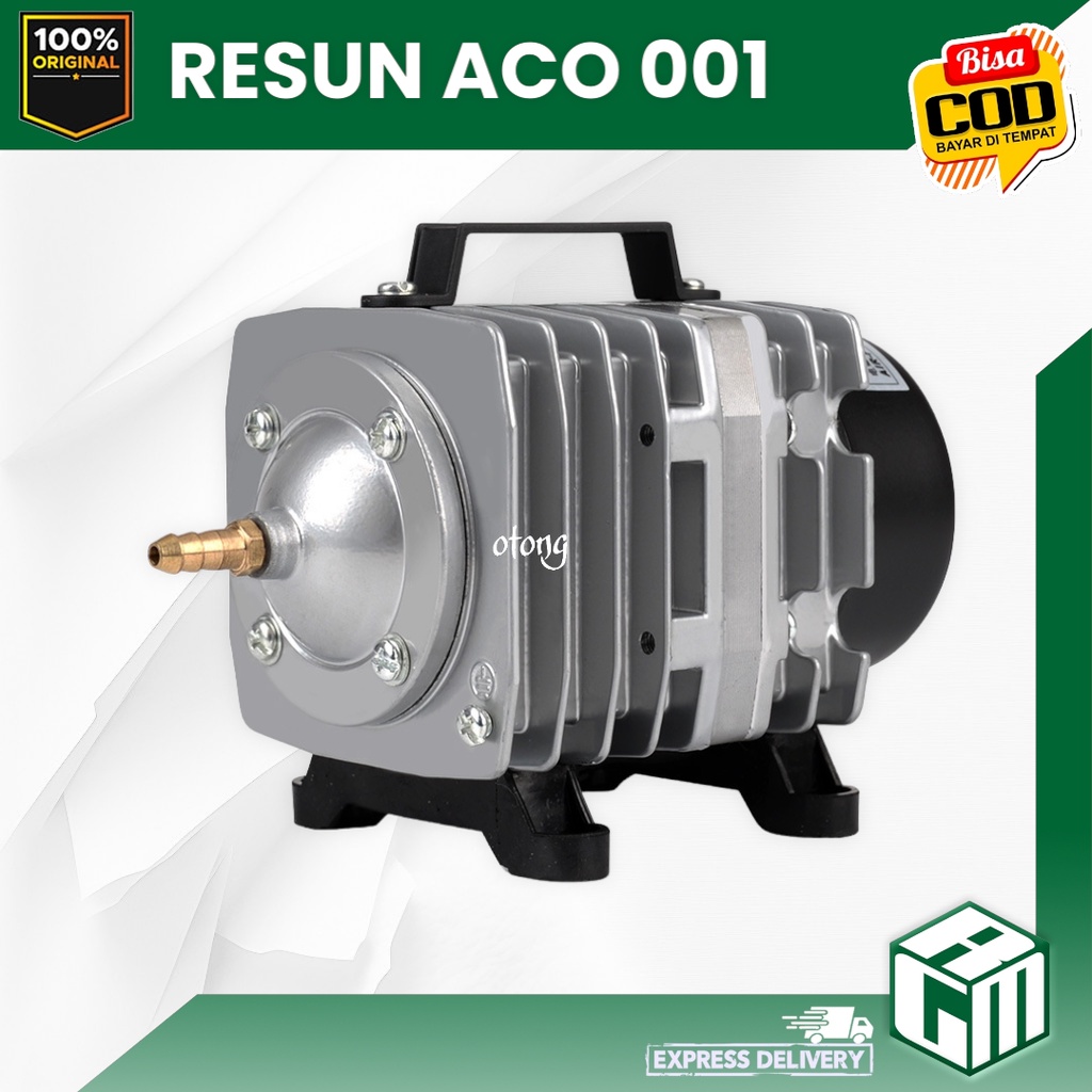 RESUN ACO 001 ACO001 mesin gelembung udara aerator kolam aquarium