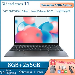 [Ready Stock] Laptop  baru asli Windows 11  14. 1 inch 1920x1080 FHD IPS display 8G RAM 256GB SSD dual Wifi2.4G/5G Komputer kantor bisnis, Cocok untuk Universitas, Kantor dukung pembayaran cicilan, garansi 1 tahun + hadiah