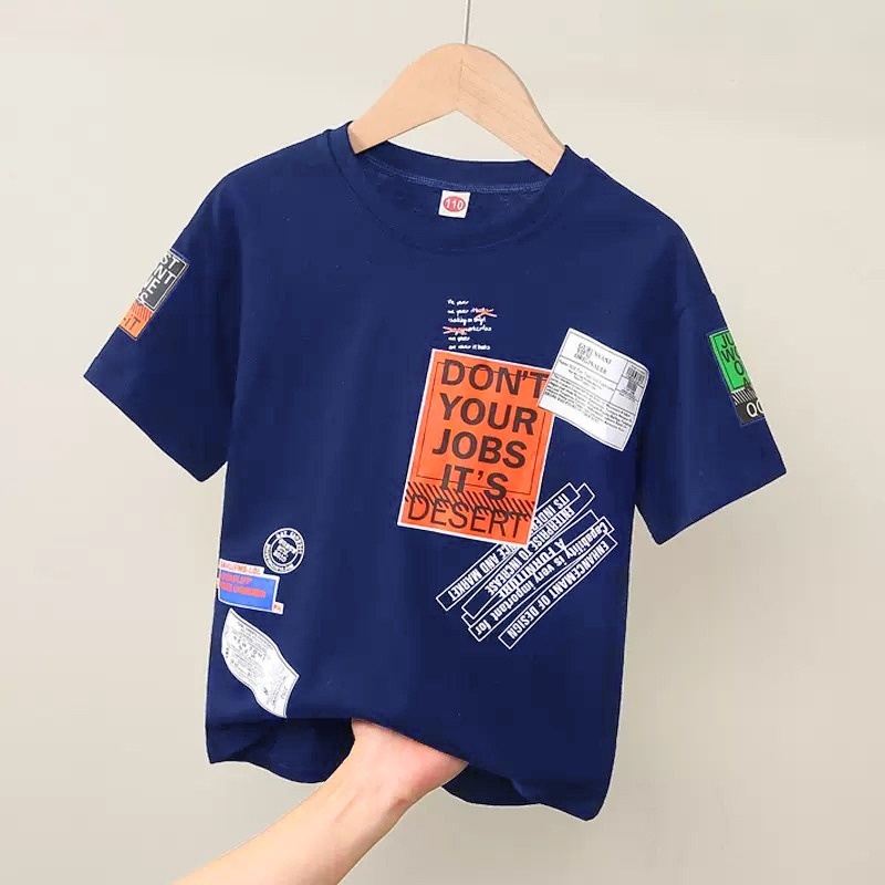 Baju Pakain anak laki laki T-Shirt Triston Kids lengan pendek Casual Terbaru ZP