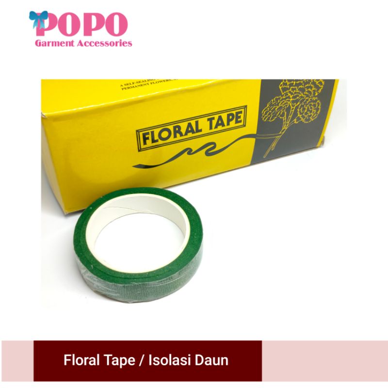 Isolasi Daun / Floral Tape 12 mm