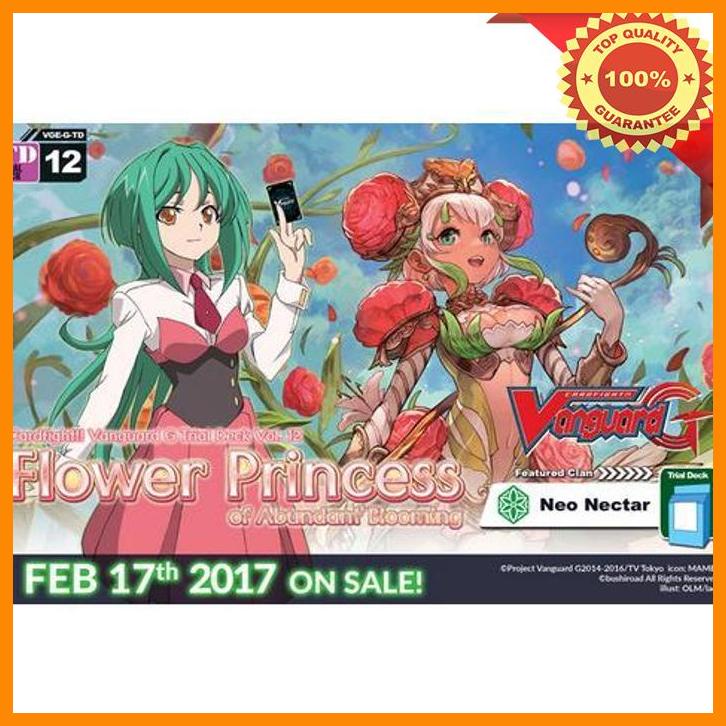 (ANIM) ENG VGE-G-TD12 VANGUARD G DECK 12 FLOWER PRINCESS OF ABUNDANT BLOOMING