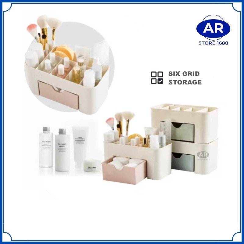 RAK KOSMETIK MINI LIPSTIK / MINI COSMETIC STORAGE DRAWER / KOTAK PENYIMPANAN MAKEUP ORGANIZER SERBAGUNA-[AR STORE1688]