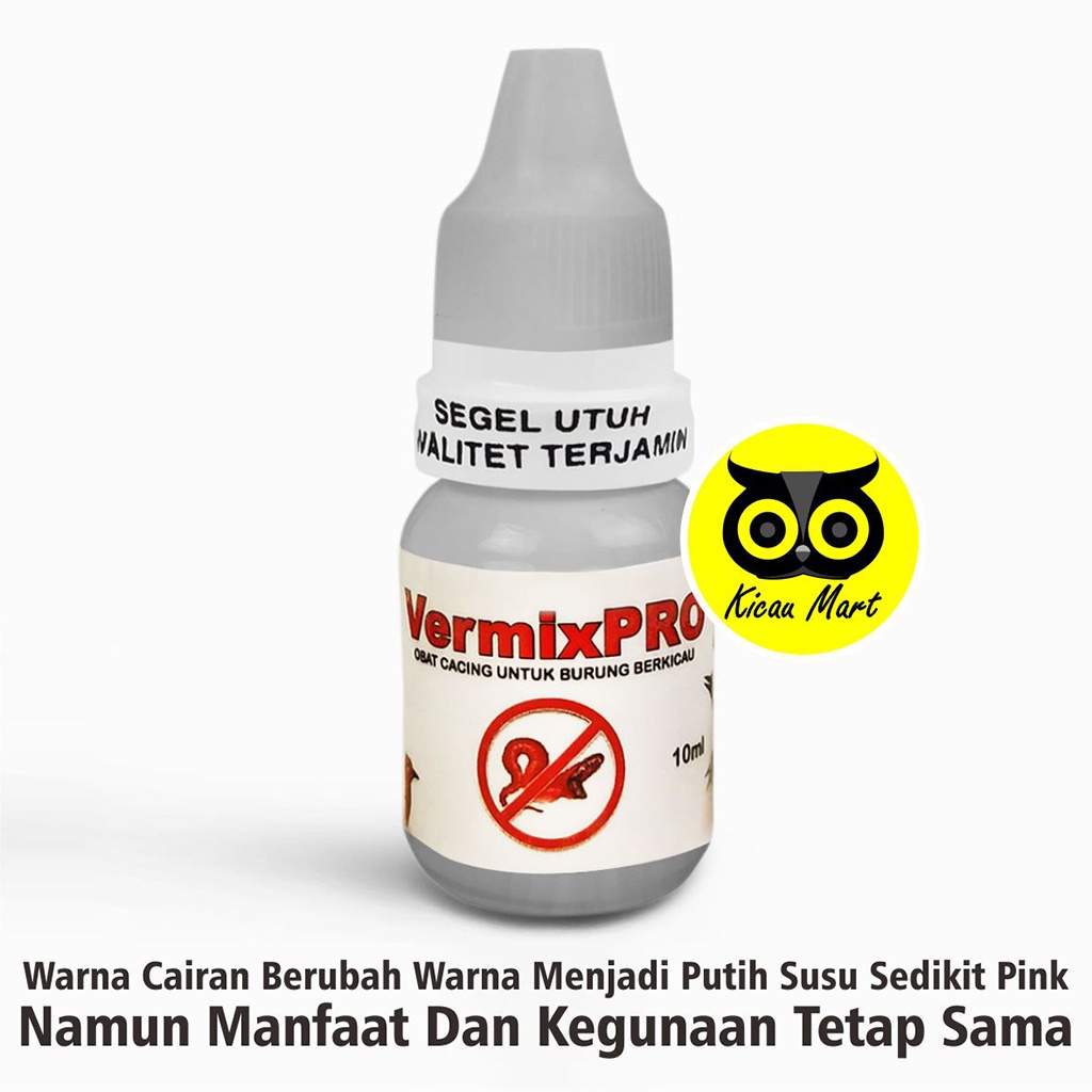 VITAMIN OBAT BURUNG MURAI KACER LOVEBIRD KENARI VERMIX PRO SMART MASTERING PEMBASMI CACING KUTU OBVX