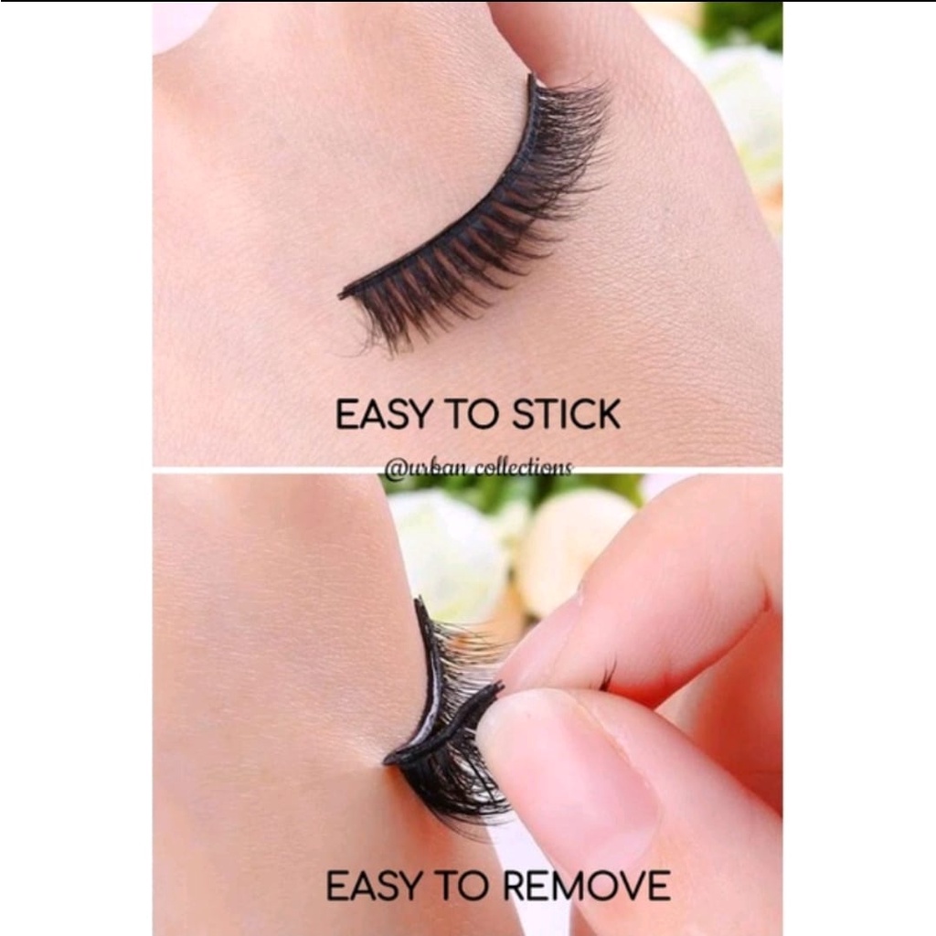 Bulu Mata Palsu Tanpa Lem Eyelash 3D Magnetic 1 Pasang