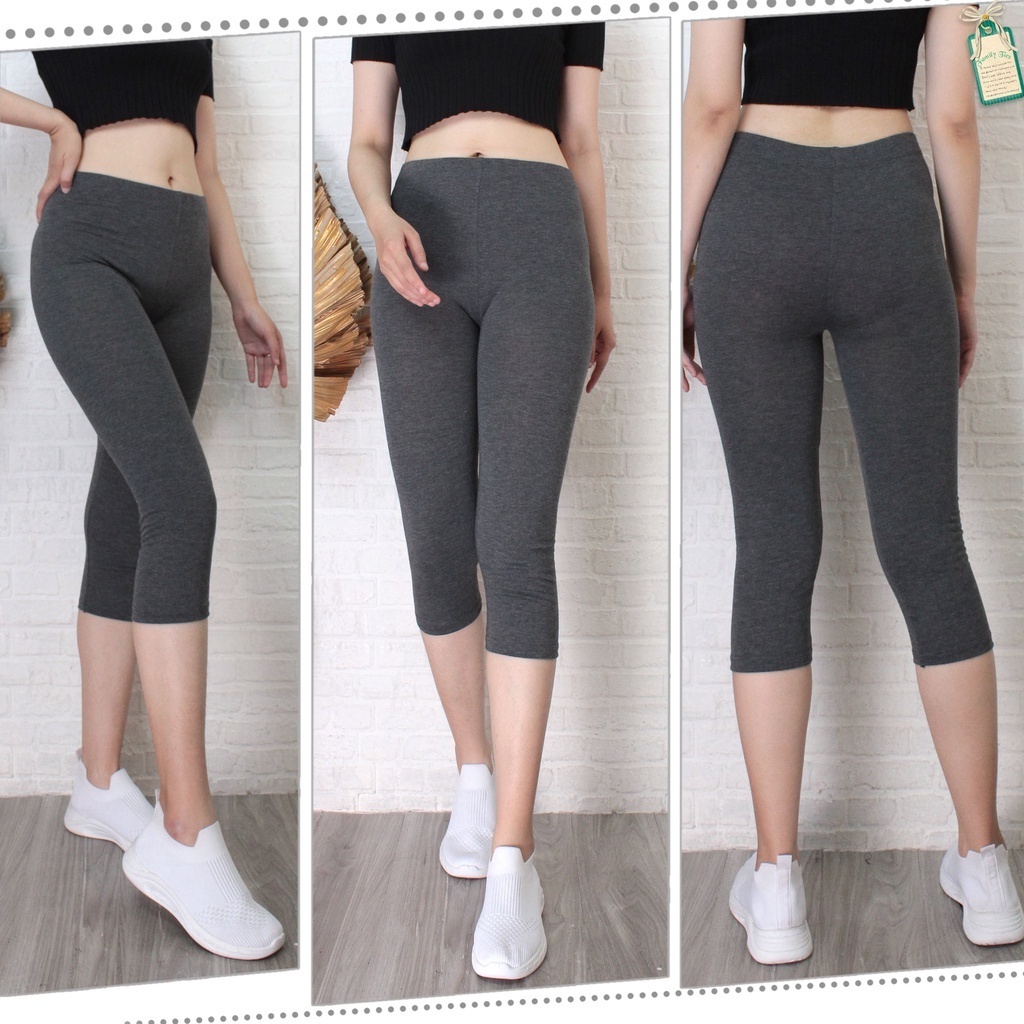 Celana Legging Pendek Polos Wanita Soft Rayon CL05