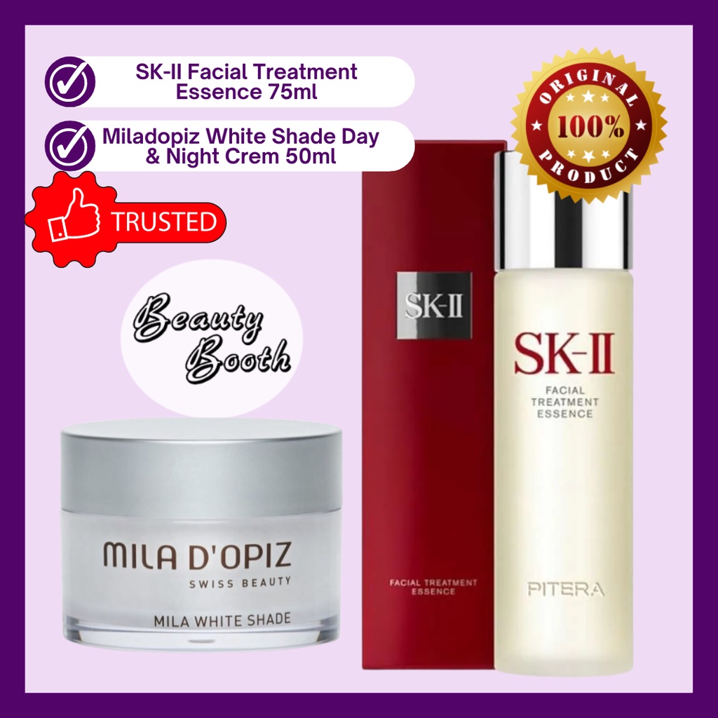 SK-II FTE 75ml + Miladopiz White Shade Day &amp; Night Cream 50ml