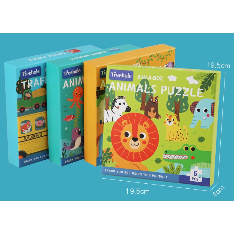 MG09 Box Puzzle 6in1 - Mainan Puzzle Anak