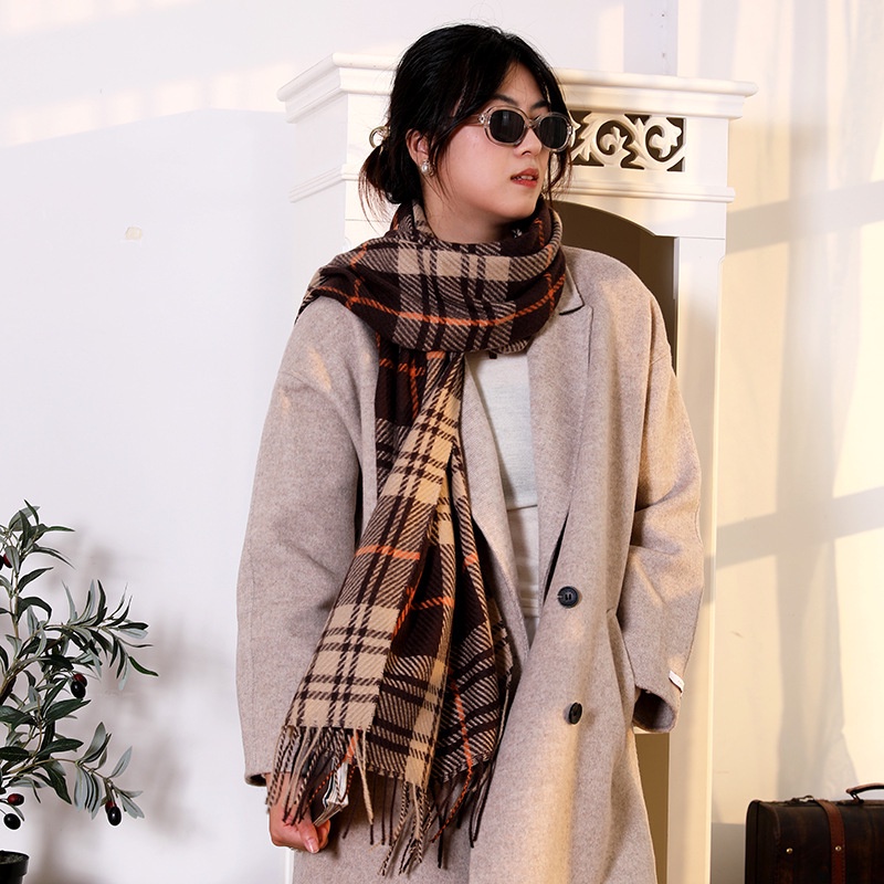 Syal Winter Korea Musim Dingin Fashion Scarf Leher Cashmere Spring Autumn Import