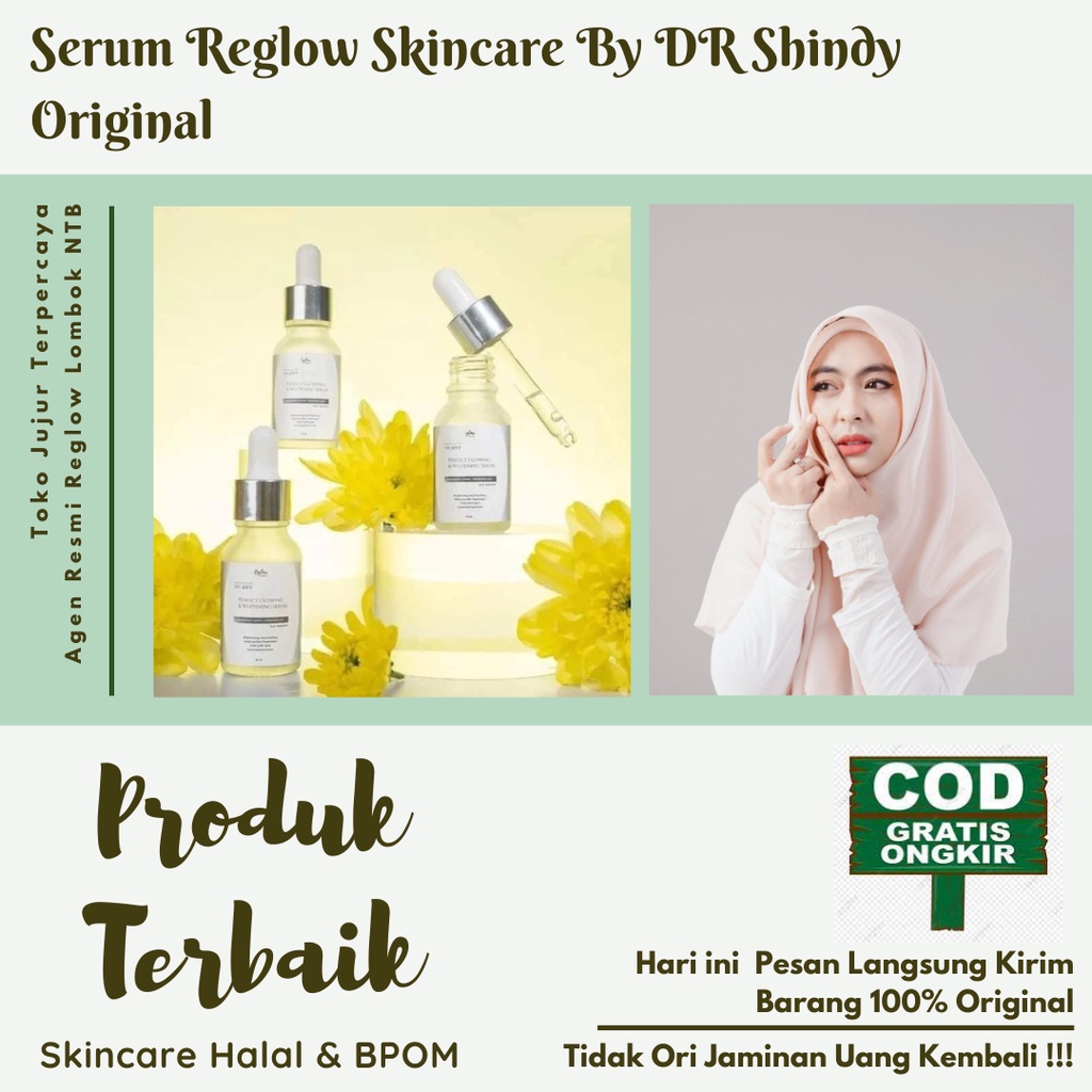 SERUM WAJAH REGLOW SKINCARE BY DR SHINDY | SERUM VIRAL | AGEN REGLOW RESMI | REGLOW LOMBOK | REGLOW 