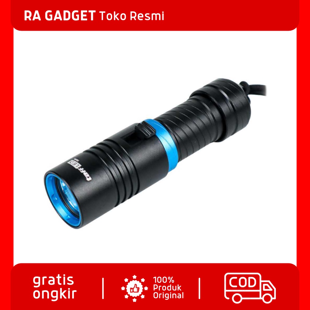 Senter LED Diving Flashlight Waterproof L2 3800 Lumens / Senter menyelam Air Laut Super Terang Anti 