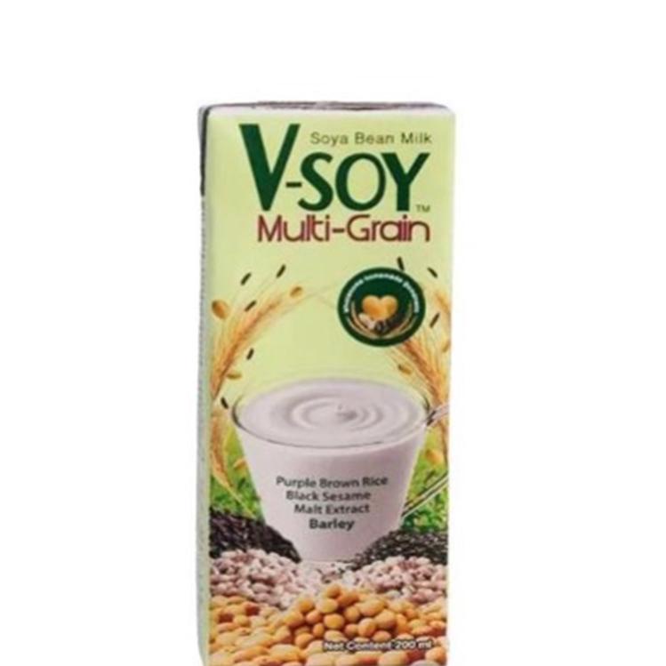 

>XC26619< V-Soy Multi Grain Susu Kedelai 5 x 200 ml