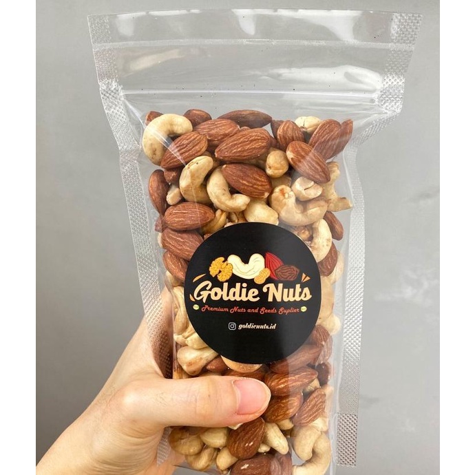 

+%+%+%] MIX KACANG ALMOND METE MEDE PANGGANG / ROASTED ALMOND CASHEW 250g
