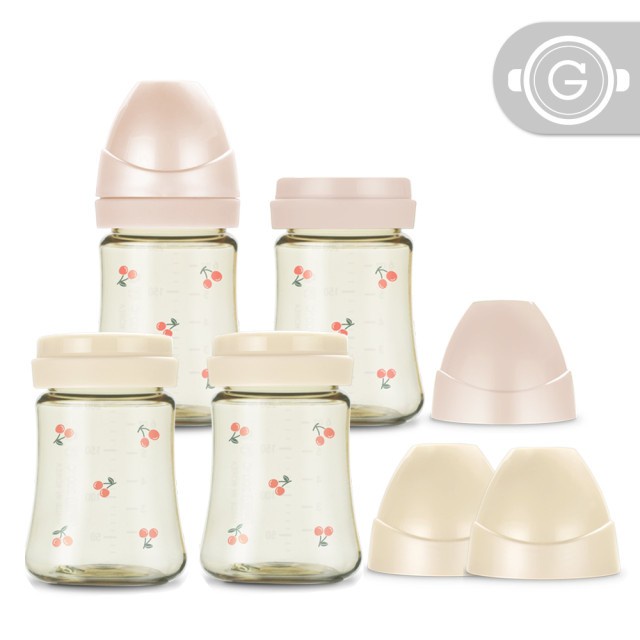 Grosmimi PPSU Feeding Bottle Twin Pack 200ml / 300ml / Botol Susu Bayi