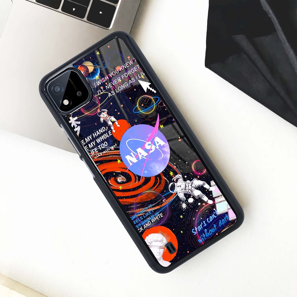 (MT78) Case Kilau Realme C20 | C11 2021 | Casing Hp Realme | Pelindung Smartphone Seven Case | Nasa