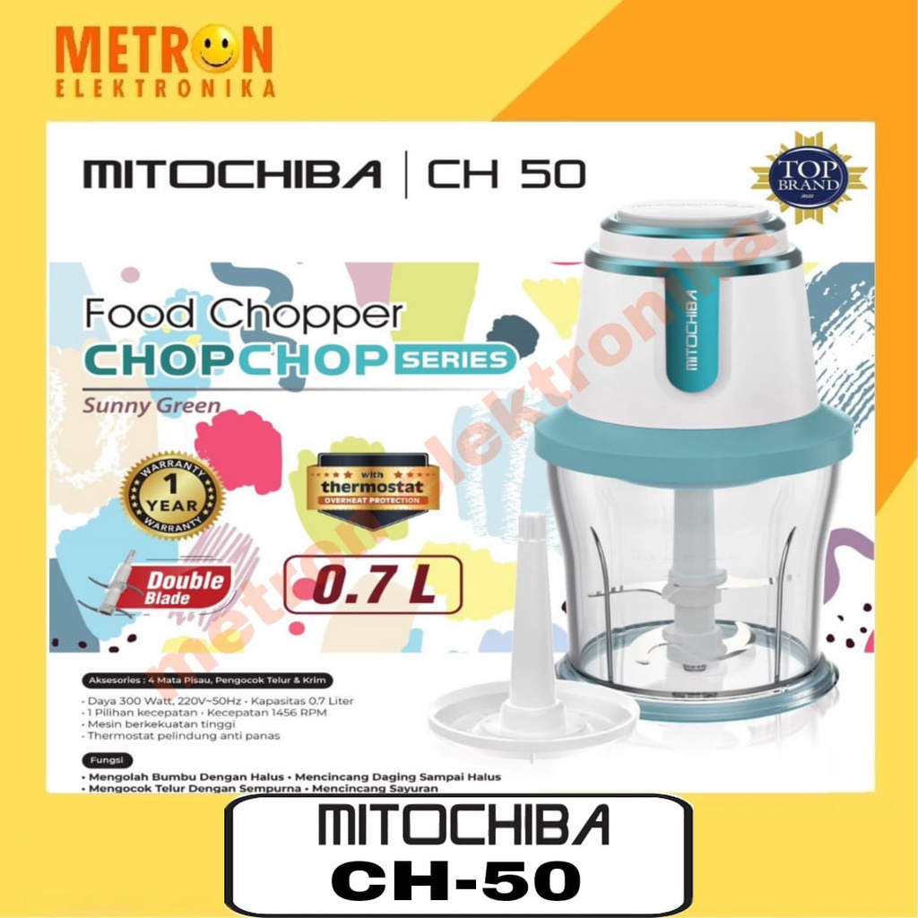 MITOCHIBA CH 50 SUNNY GREEN - FOOD CHOPPER 0.7LTR CHOPCHOP SERIES