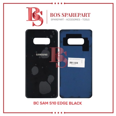 BACKDOOR BACKCOVER / BC SAMSUNG S10 EDGE BLACK / TUTUP BELAKANG