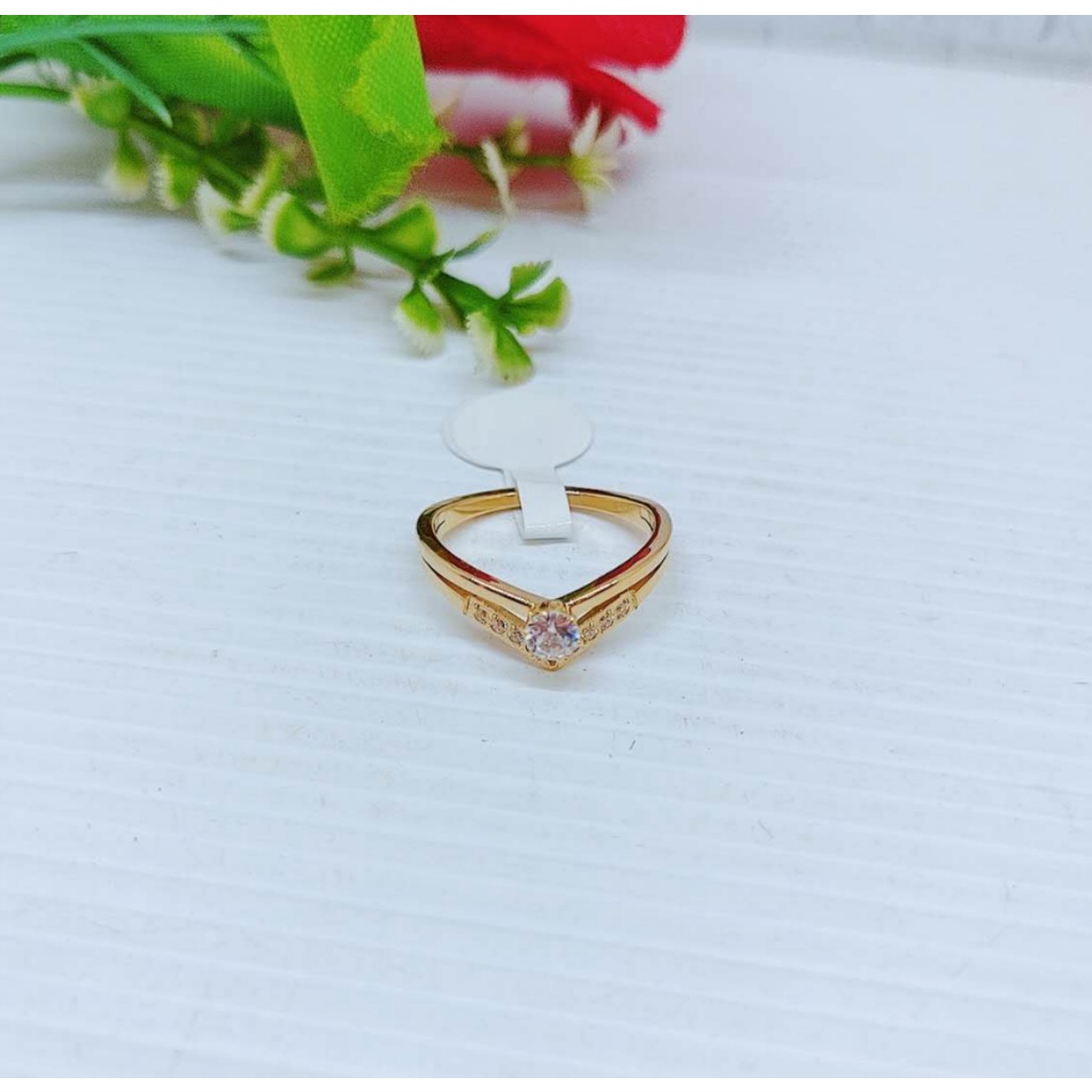 Cincin Titanium Permata Perhiasan Fashion P39/P40