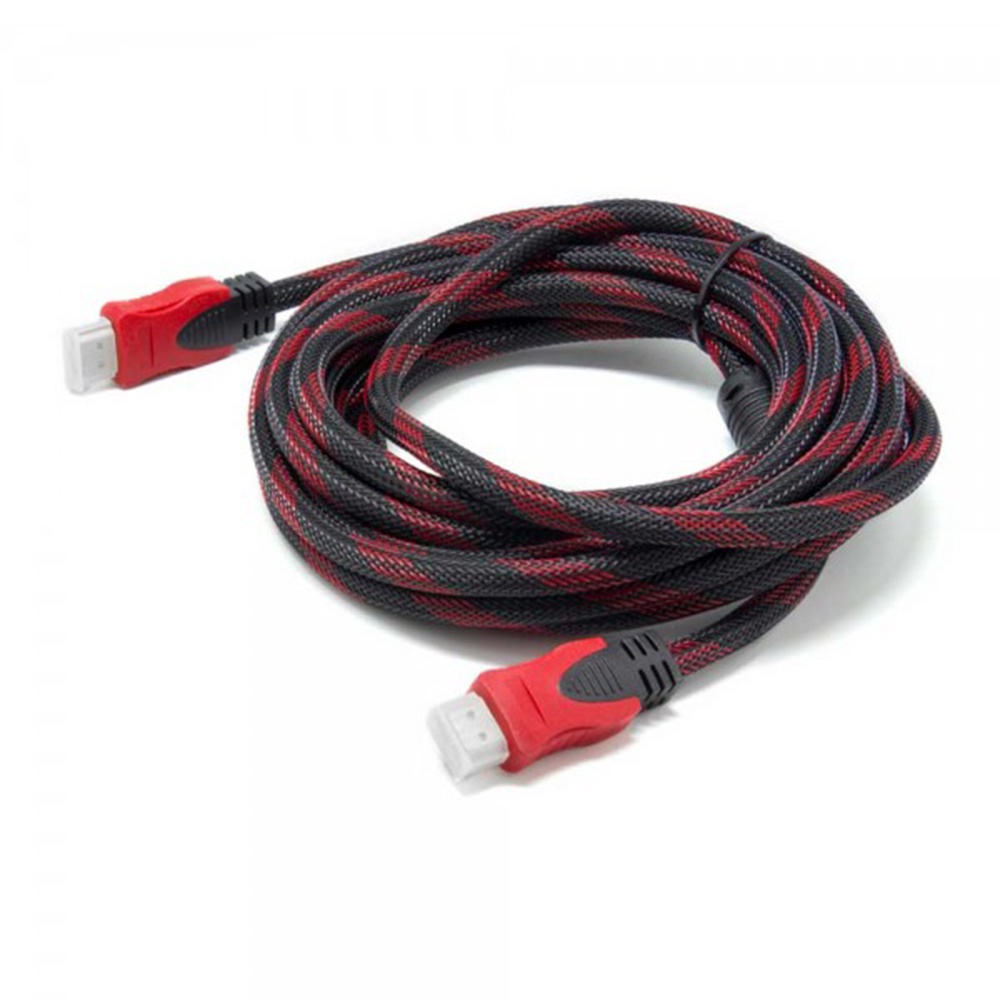 Kabel HDTV Serat Jaring 1.5m 3m 5m Full HDmi 3D Braided Nylon