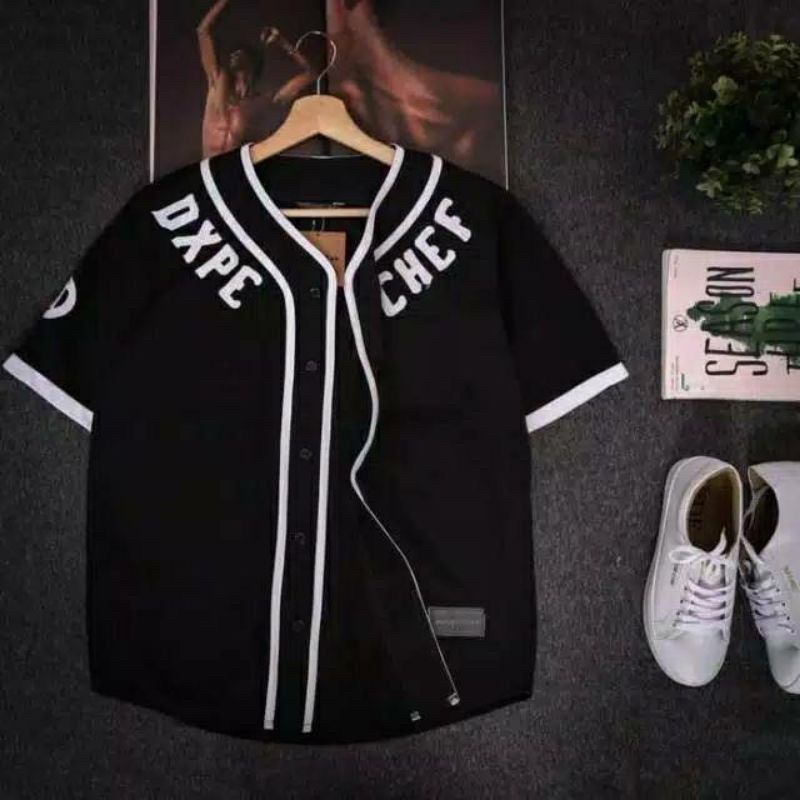 Baju Jersey distro Jersey pria-wanita baseball