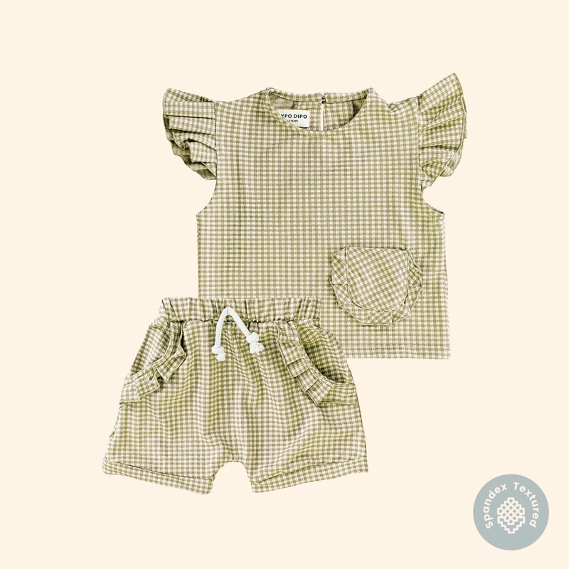 HYPODIPO - Ivy Gingham Set - Setelan Anak Perempuan