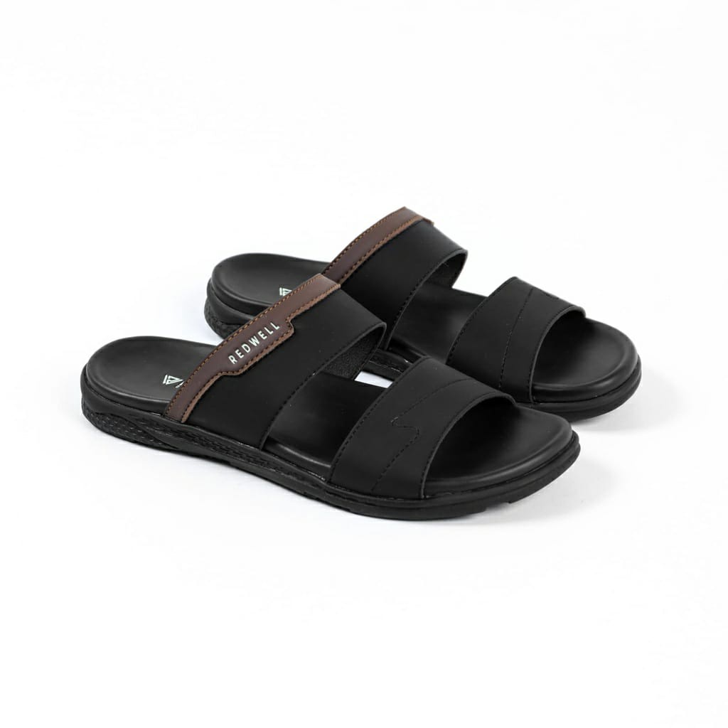 Sandal pria dewasa model slop nyaman dan milenial kulit Sandal pria dewasa original REDWELL 100% murah Sandal pria casual Sandal premium size 39 40 41 42 43 sandal pria dewasa original sandal pria kulit davis03 sendal pria kekinian sendal pria kekinian