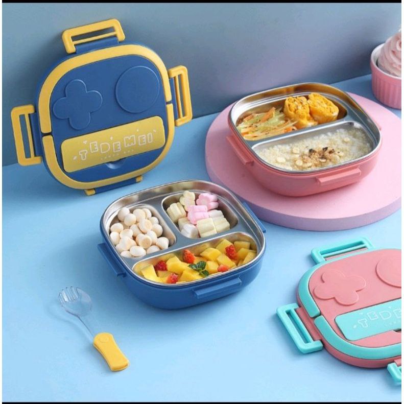 6123 Lunch Box Kotak Makan 304 Non Box Tedemei