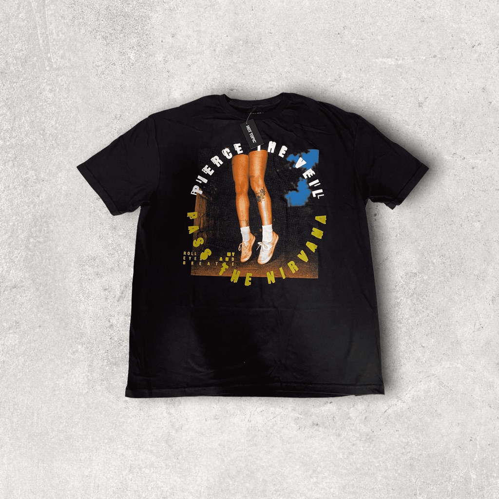 Kaos band Official Pierce the veil - Pass the nirvana Original T-Shirt