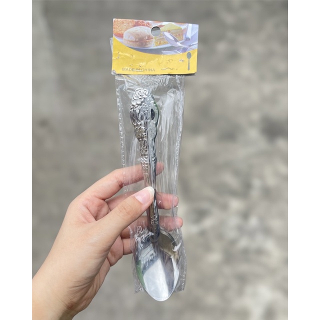 SENDOK GARPU WAYANG 12 PCS TEBAL - SENDOK MAKAN WAYANG STAINLESS STEEL - SENDOK TEBEL TIDAK BENGKOK