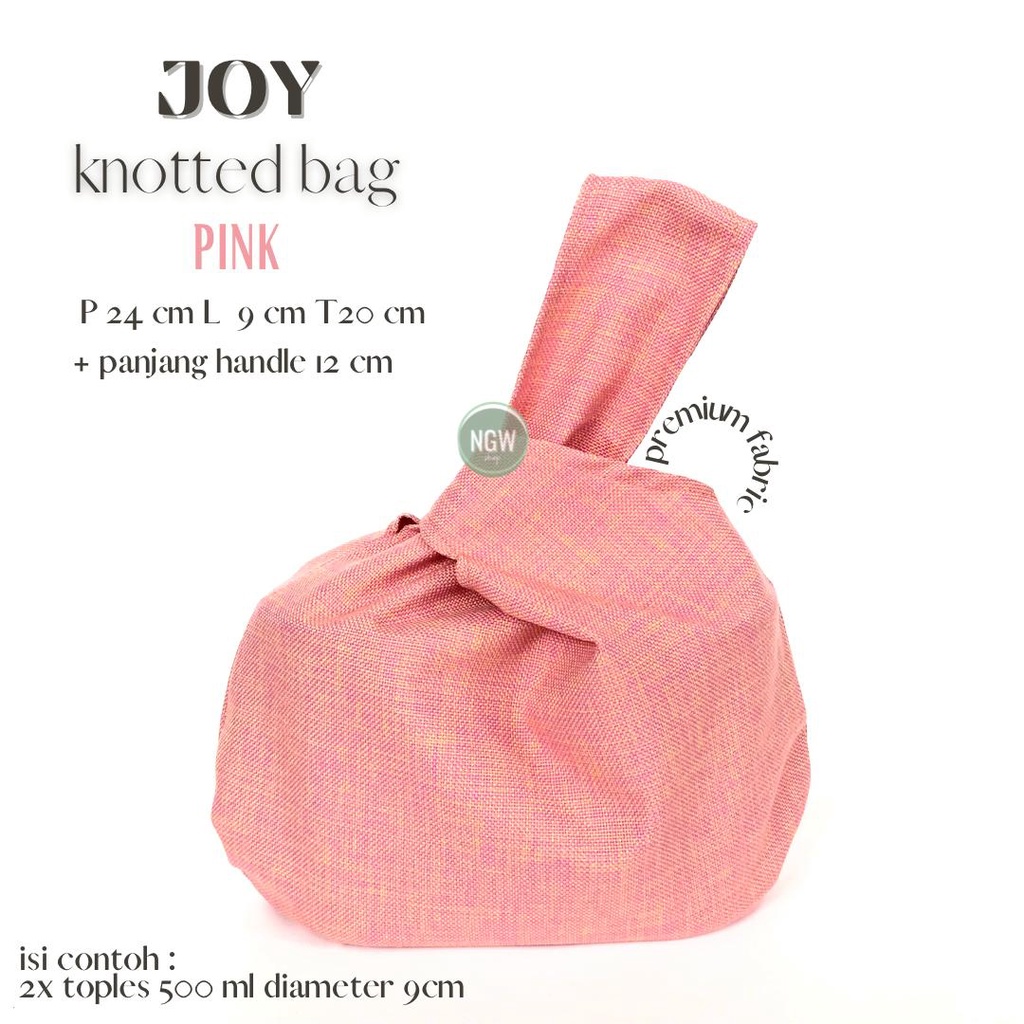 Joy Knotted Bag 24x9x20 Tas korea aesthetic hampers goodie bag souvenir