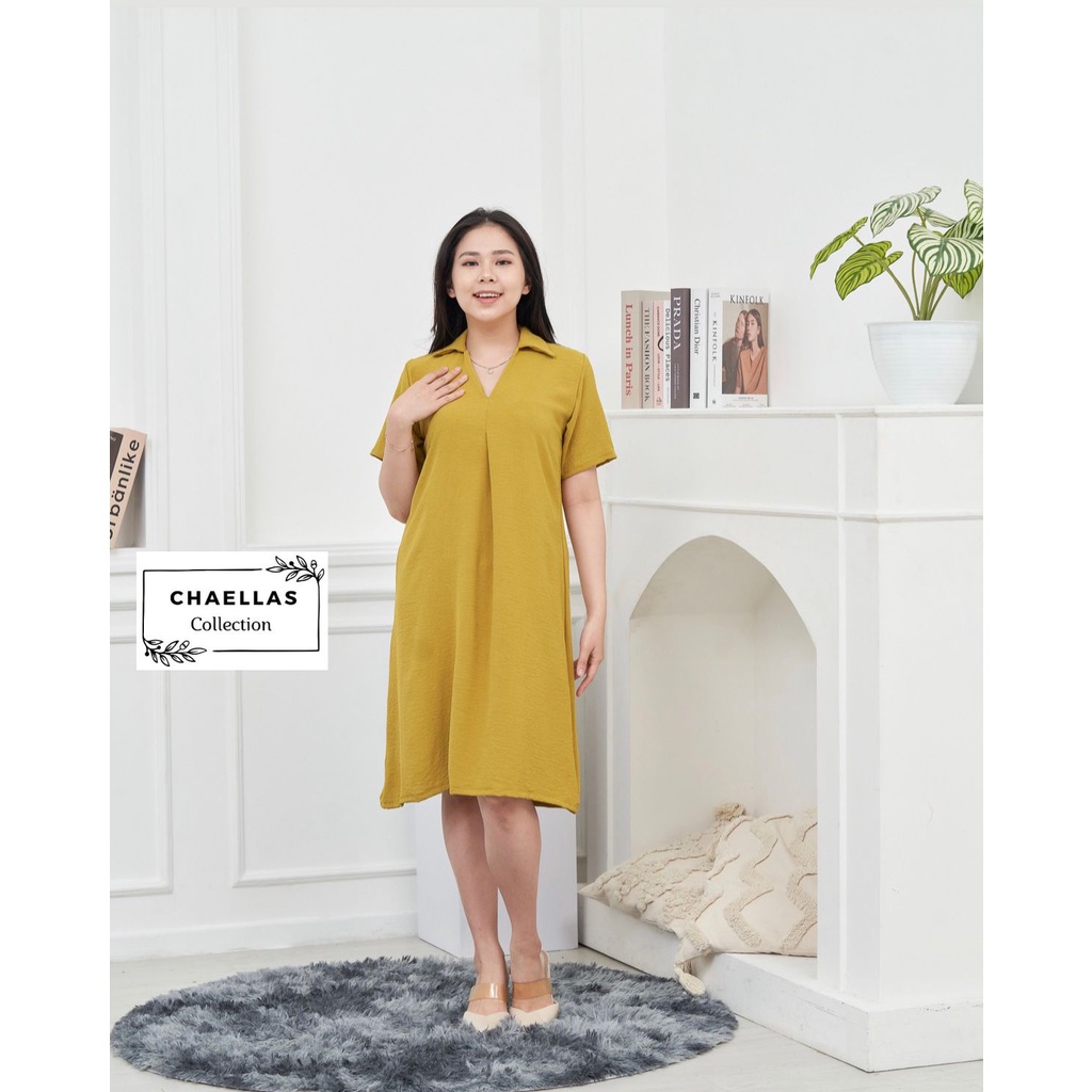 Chaellas - Premium Charlotte Dress Airflow Crinkle