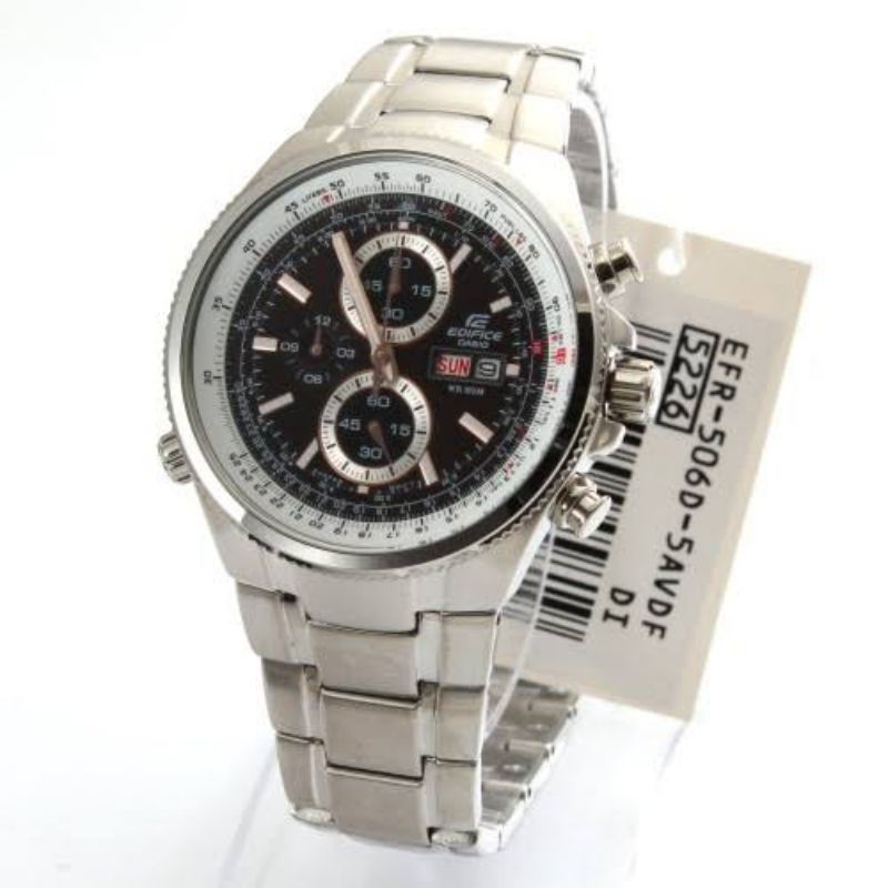 CASIO JAM TANGAN ANALOG EDIFICE EFR 506D 5AVDF ORIGINAL