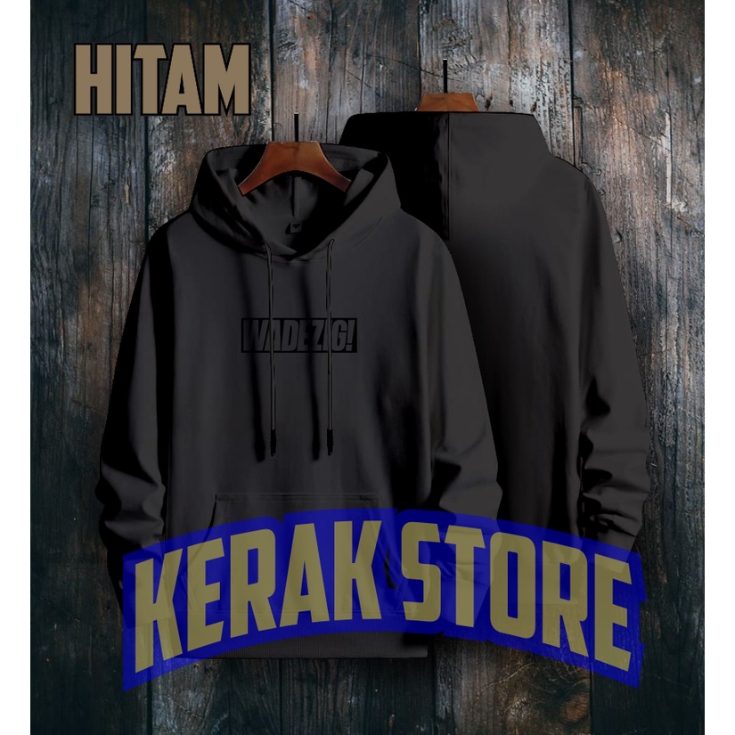 WADZIG Jaket Sweater Distro - Sweater Hoodie Pria Dan Wanita Flece Tebal