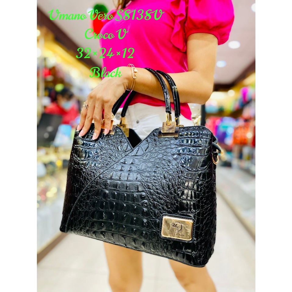 NEW UMANO VERO V CROCO S8138 TAS WANITA FASHION