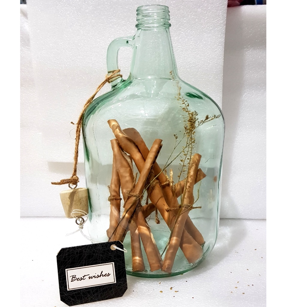 4 LTR  BLESSING  BOTTLE VINTAGE  / WISH BOTTLE UKURAN BESAR 4 L / BLESSING BOTTLE / BOTOL VINTAGE PAJANGAN / KADO