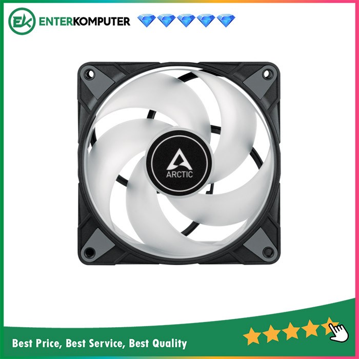 Arctic P12 PWM PST A-RGB 12CM Case Fan - Black